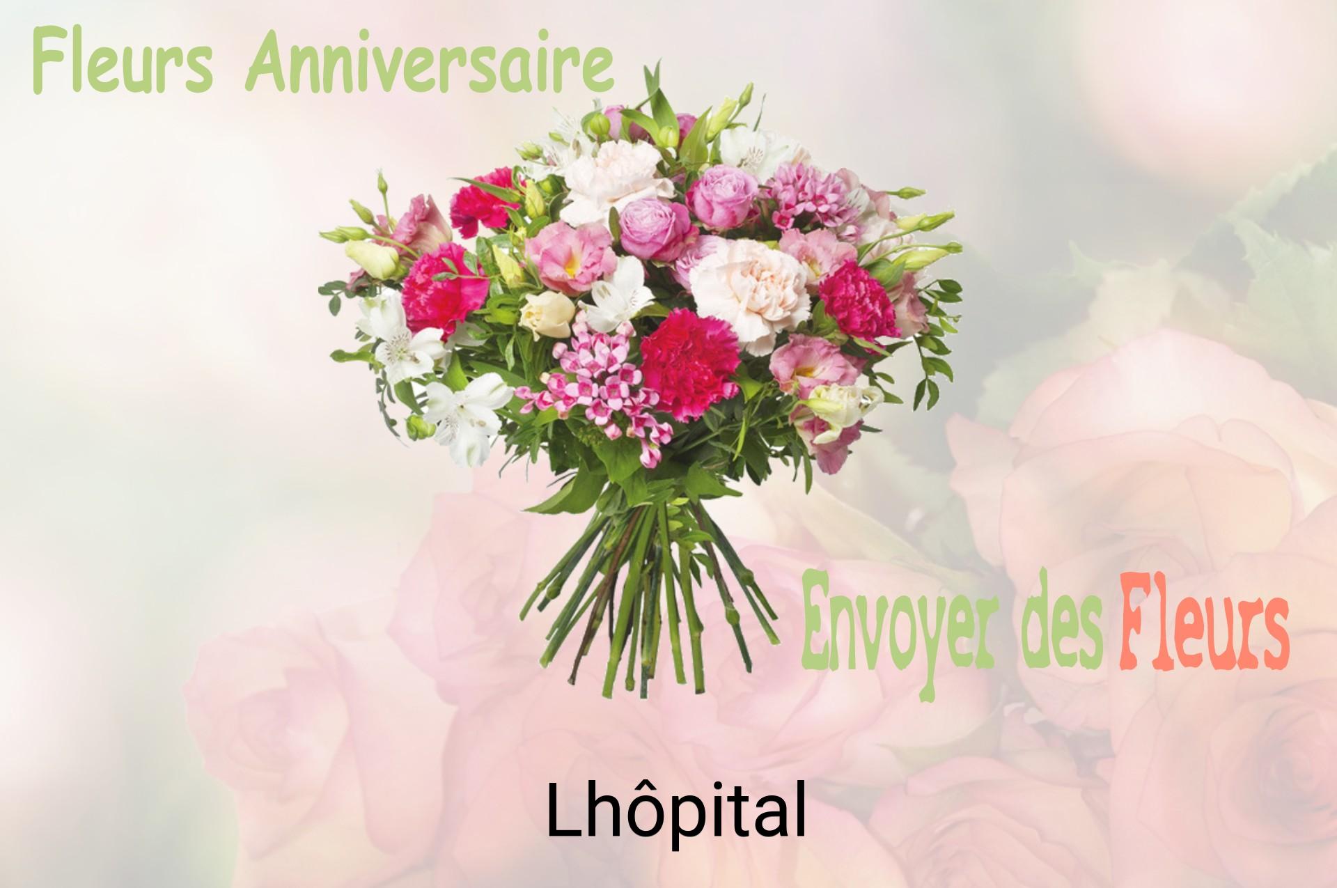 Bouquet de fleurs d’anniversaire livré à Lhôpital