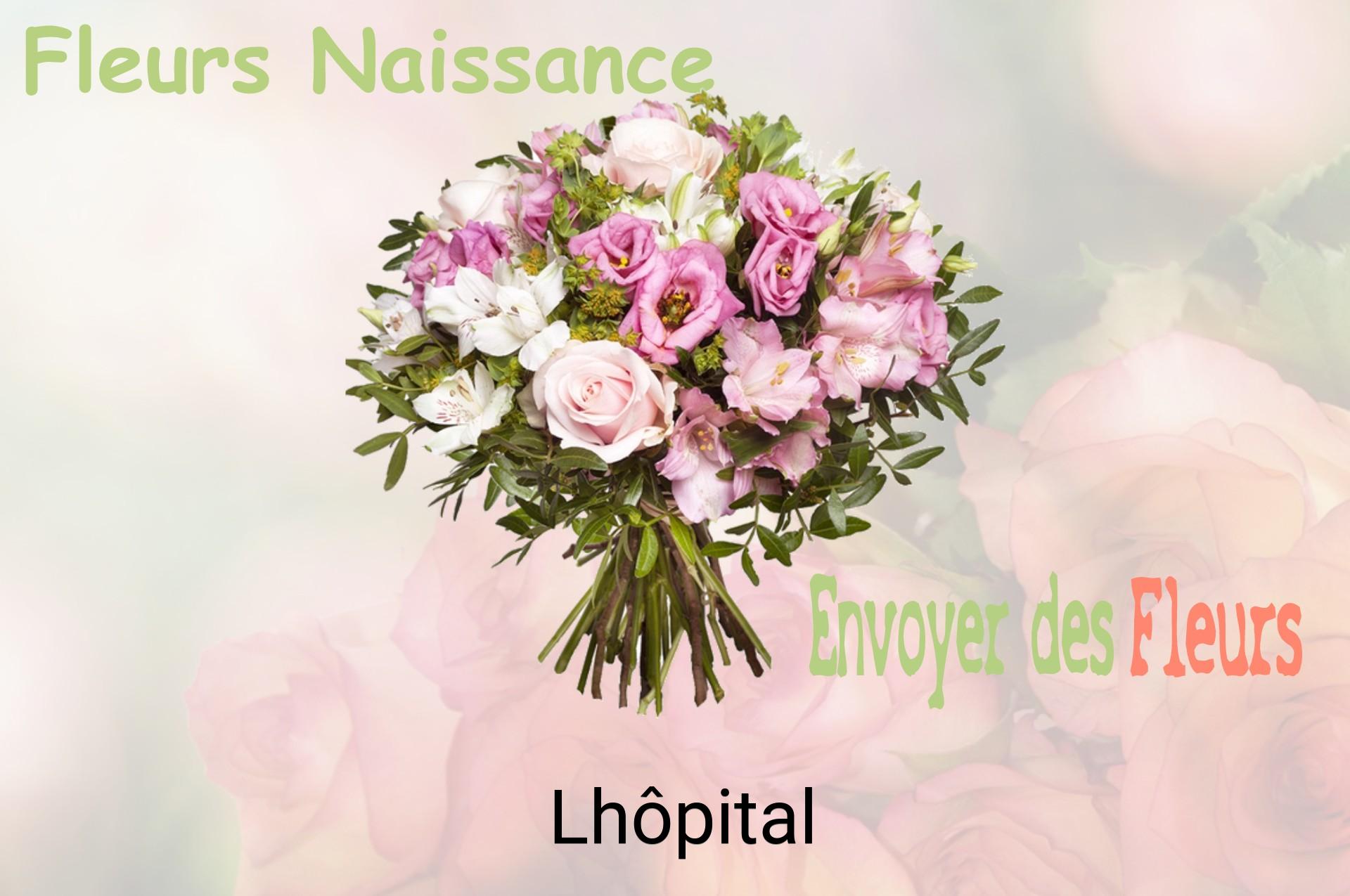 Bouquet de fleurs de naissance livré à Lhôpital