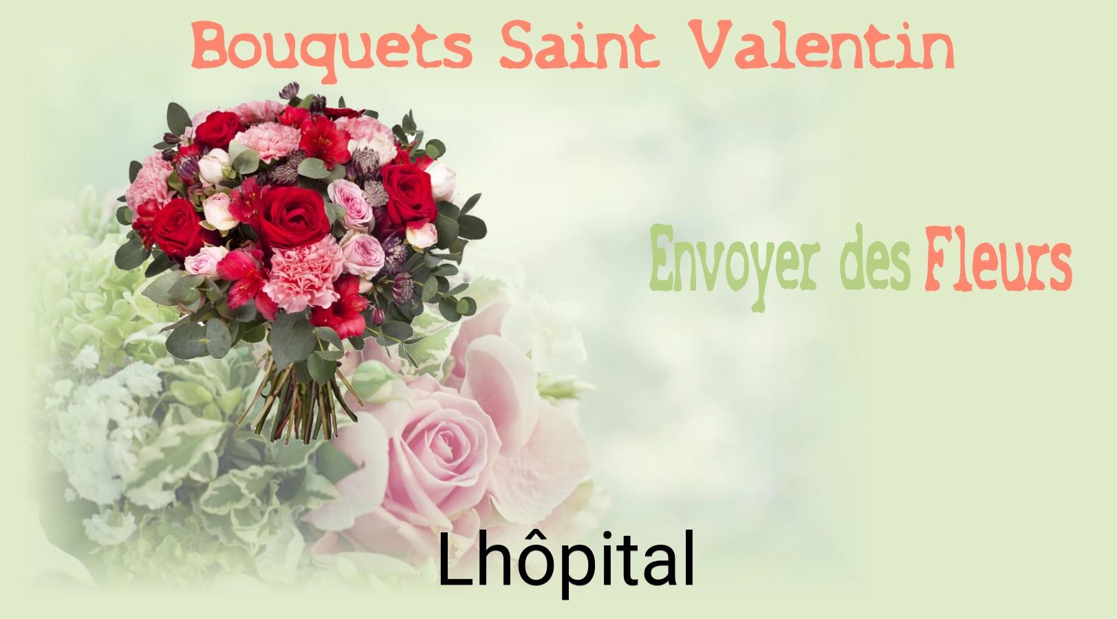 Roses de Saint-Valentin livrées à Lhôpital